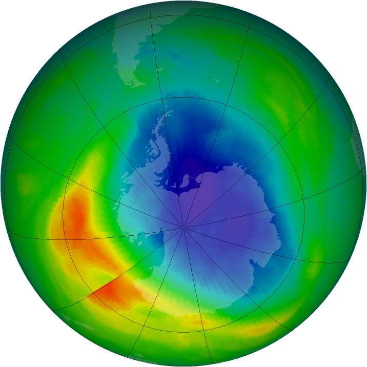 Ozone Map 1983-10-12